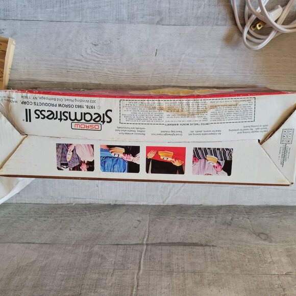 Vintage Osrow Steamstress II Handheld Fabric Steamer With Box - Picture 6 of 6